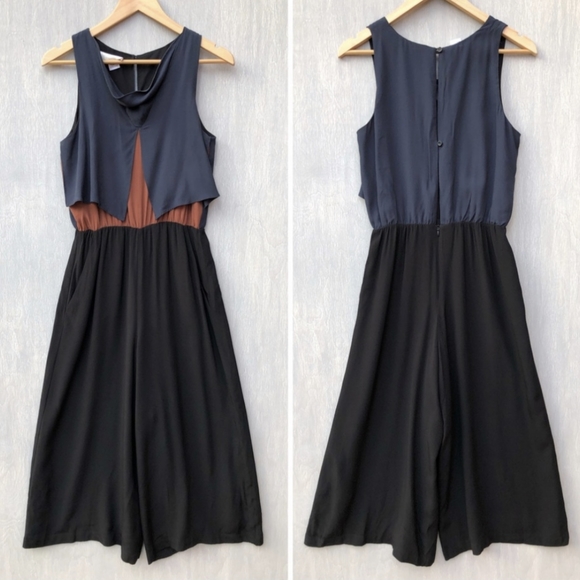 Corey Lynn Calter Colorblock Gaucho Jumpsuit XS - Picture 8 of 9